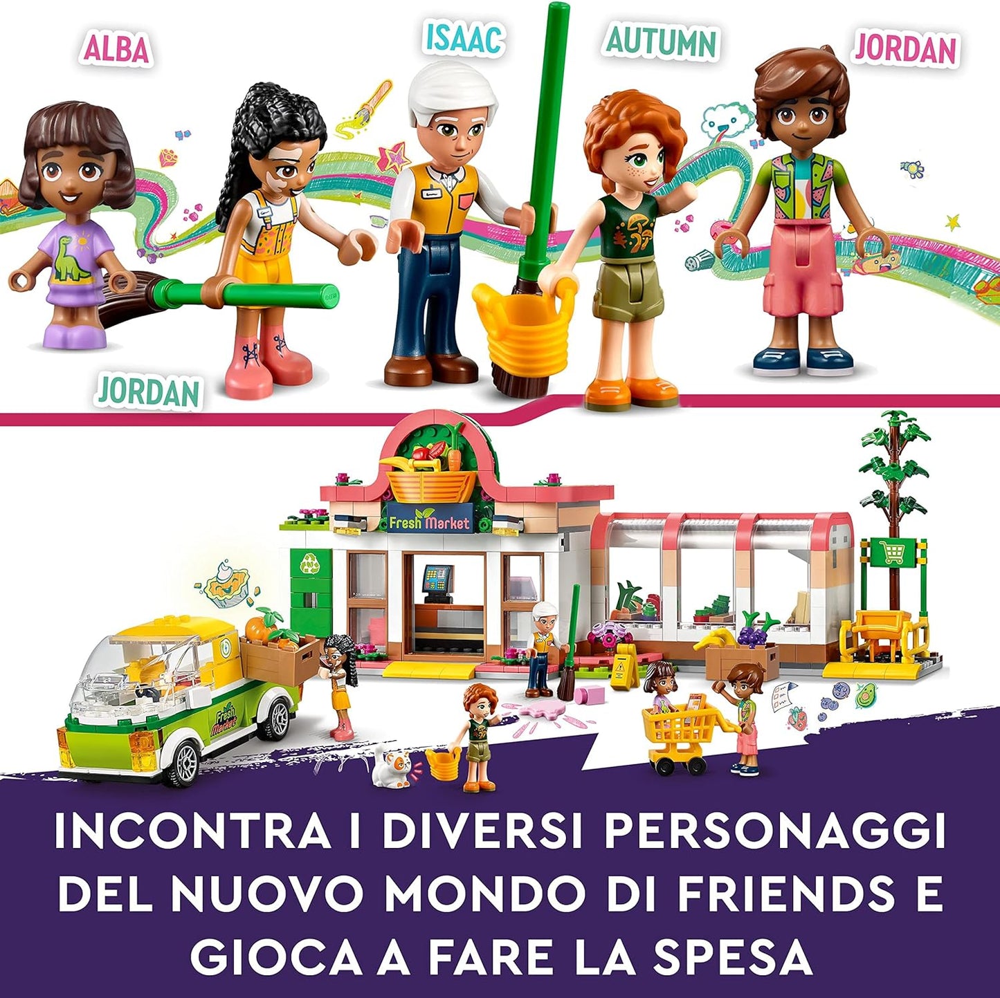 LEGO Friends 41729 - Organic Grocery Store - 830pcs