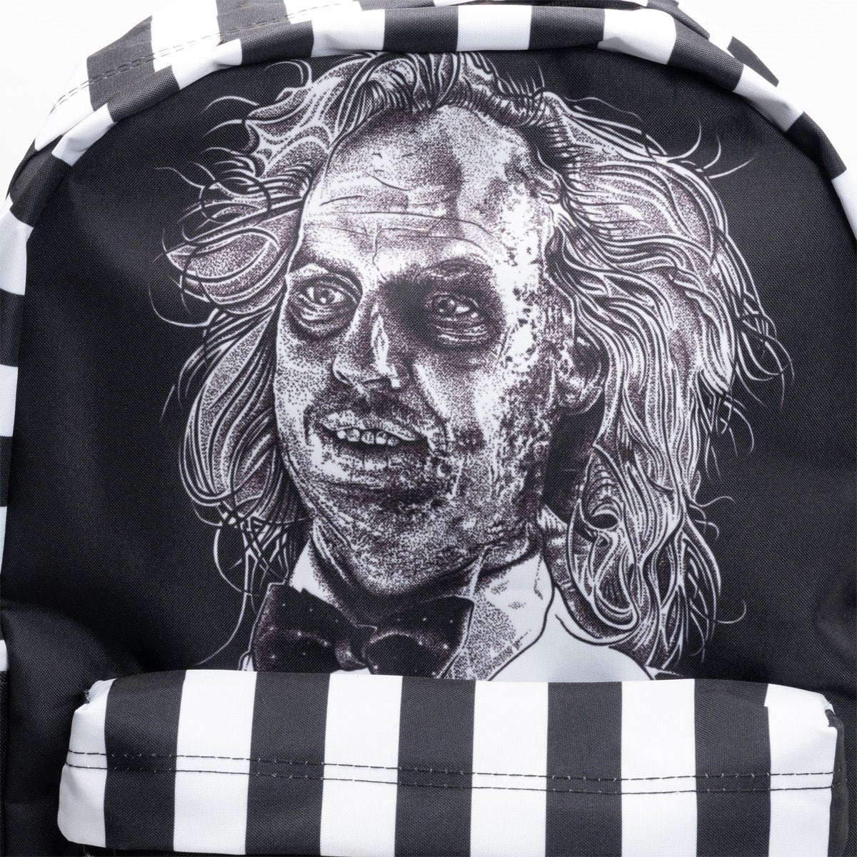 Beetlejuice Striped Backpack - Entertainment Earth Exclusive