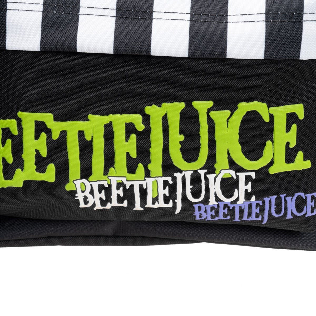 Beetlejuice Striped Backpack - Entertainment Earth Exclusive