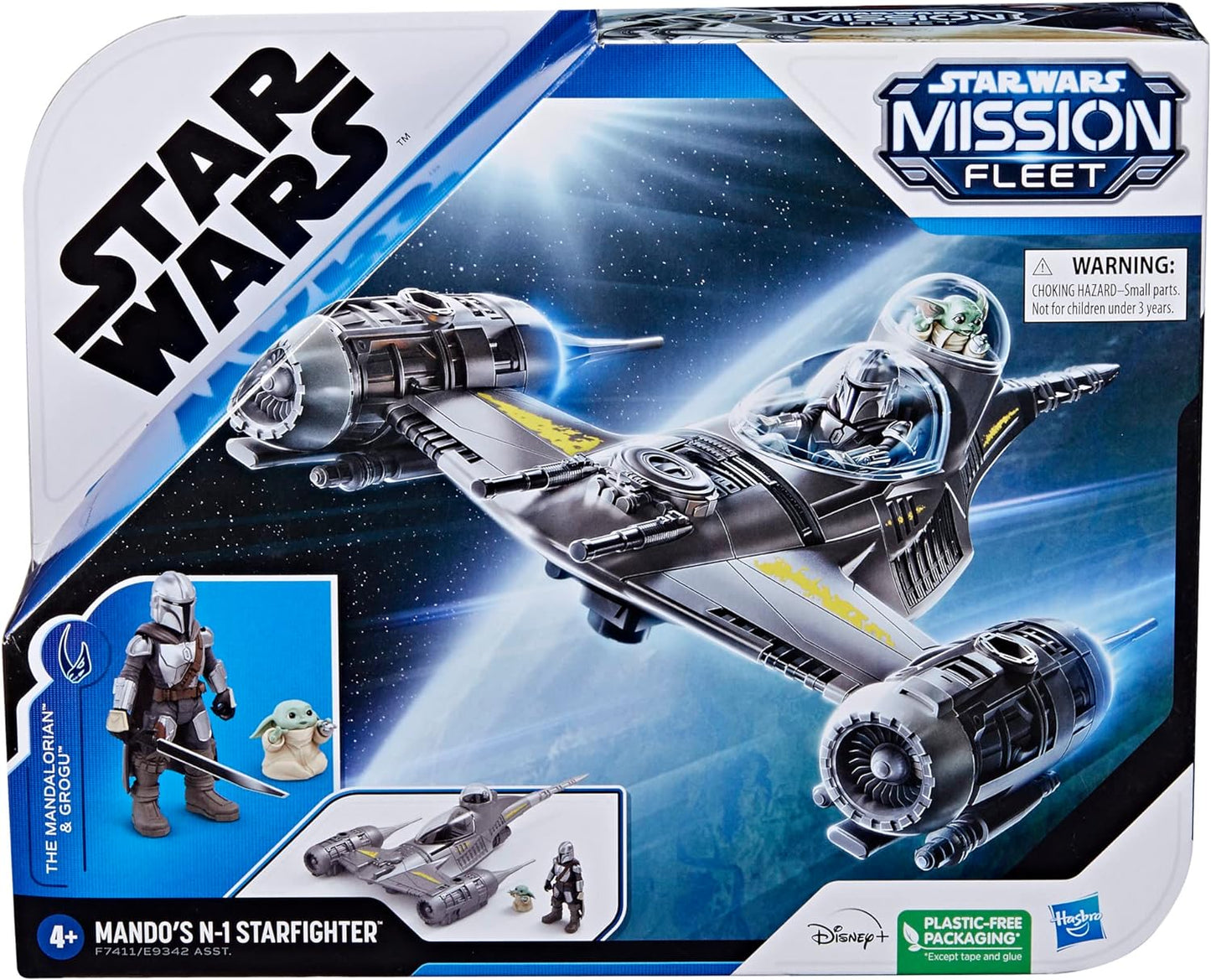 Star Wars: Mission Fleet - The Mandalorian and The Child with N-1 Starfighter