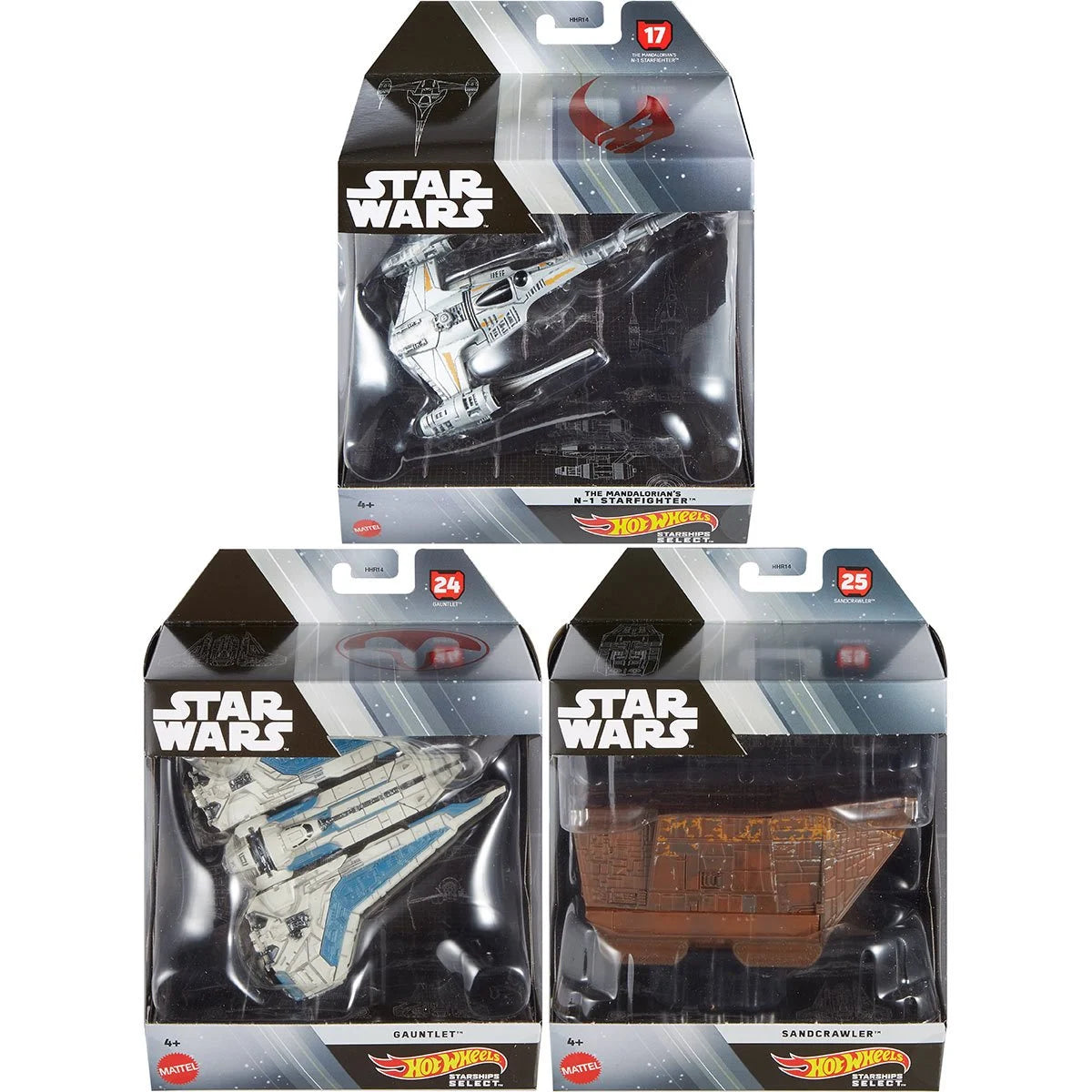 Hot Wheels: Star Wars Select 1:50 Scale Starships 2024 - Wave 2