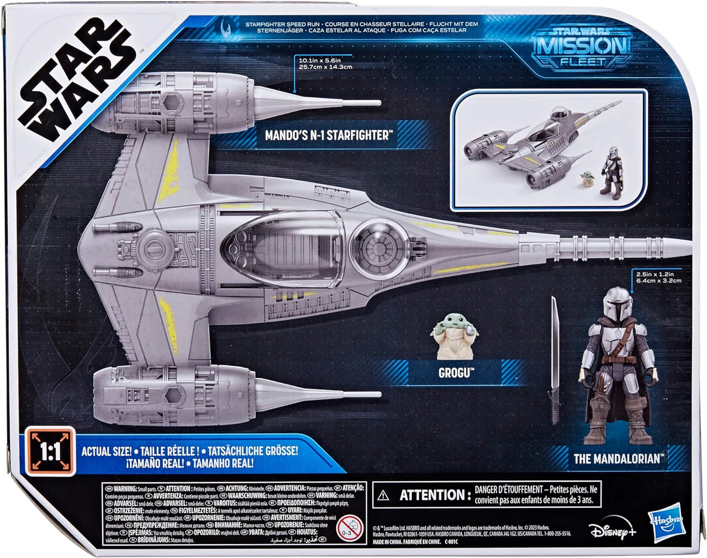 Star Wars: Mission Fleet - The Mandalorian and The Child with N-1 Starfighter