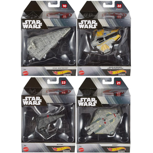 Hot Wheels: Star Wars Select 1:50 Scale Starships 2023 - Wave 4